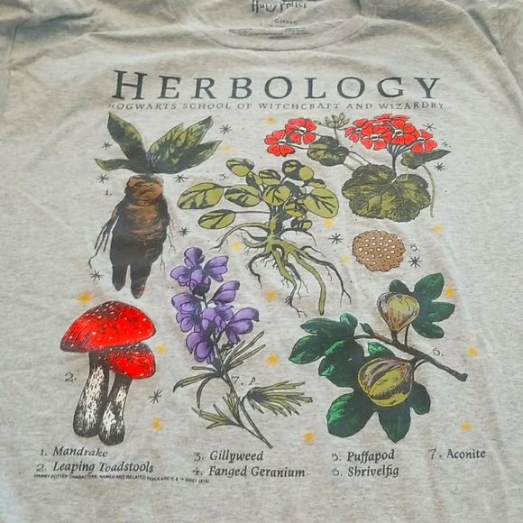 Harry Potter Herbology Graphic Tee - Picture 4 of 5